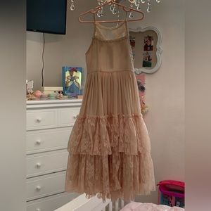 Ivory Lace Long Dress Size 3